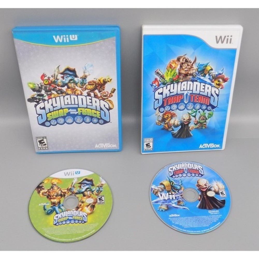 2 Skylanders Wii Games Trap Team & Swap Force Untested  Wii University - Picture 7 of 9